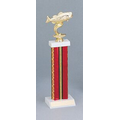 14" Red Holographic Trophy w/ Top Figure